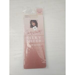 VTG Jaclyn Smith‎ Silky Sheer Color Natural Nylon Pantyhose Lycra